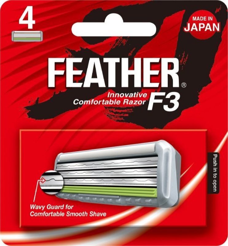 Feather Innovative Comfortable Razor F3 Blades (4ps pack) SE-4