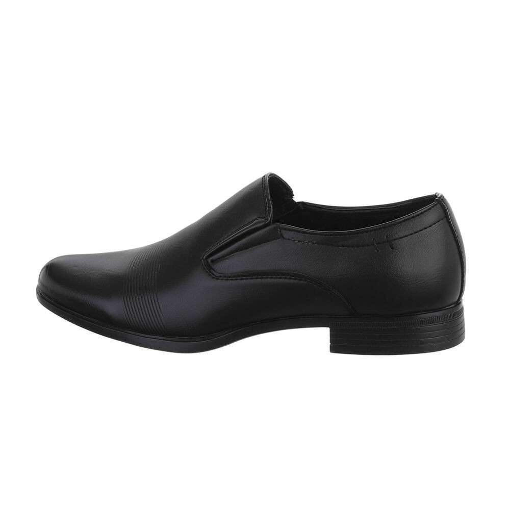 Δερμάτινο ζευγάρι παπούτσια Formal μαύρο