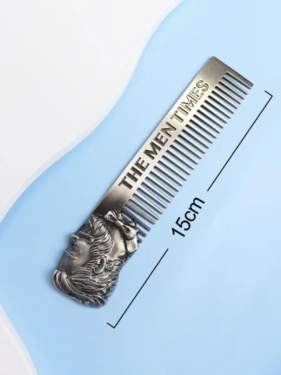 Letter Graphic Beard Comb