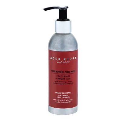 Acca Kappa shampoo for men with ginseng,sage & chamomile extracts 200ml