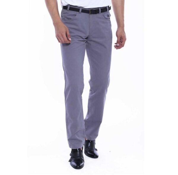 Ανδρικό παντελόνι Slim Fit Γκρί