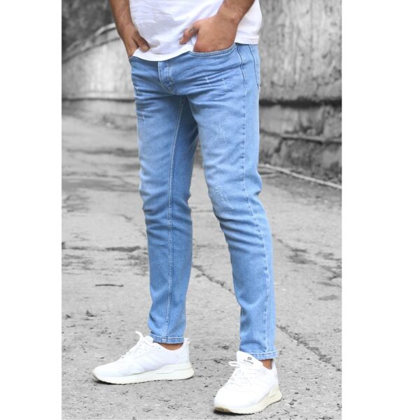 Ανδρικό Jean Slim Fit Μπλέ