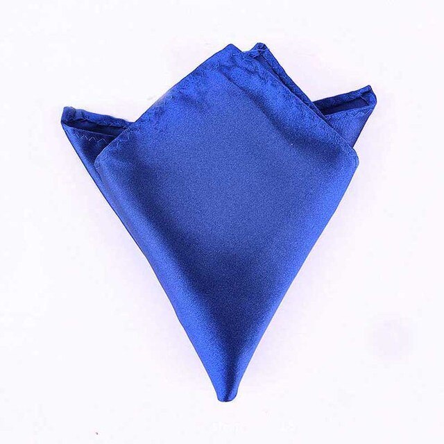 Μπλε ρουά τετράγωνο μαντήλι σακακιού
