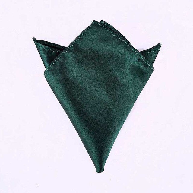 Σκούρο πράσινο τετράγωνο μαντήλι σακακιού