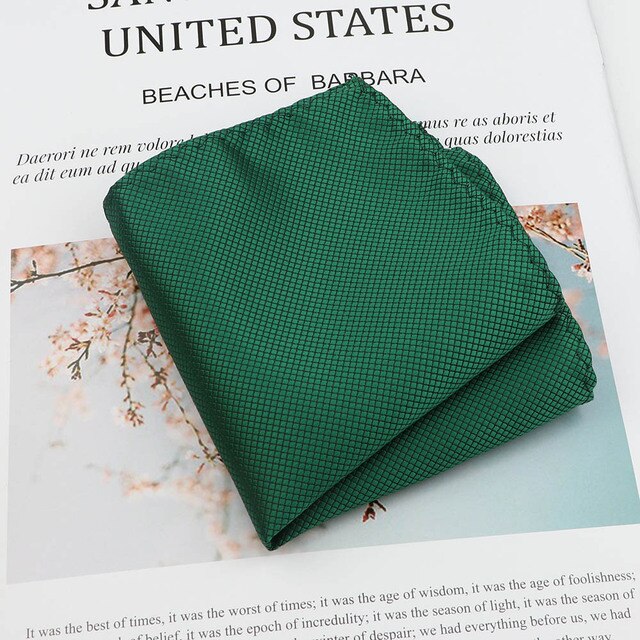 Τετράγωνο μαντήλι τσέπης πράσινο