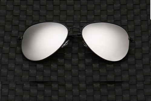 Vintage γυαλιά ηλίου αεροπορίας silver - black
