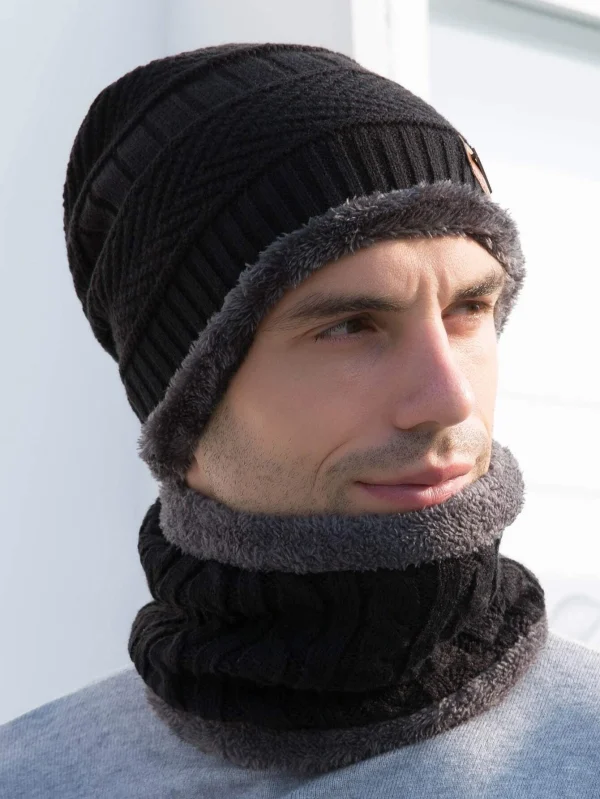 knitting hat scarf