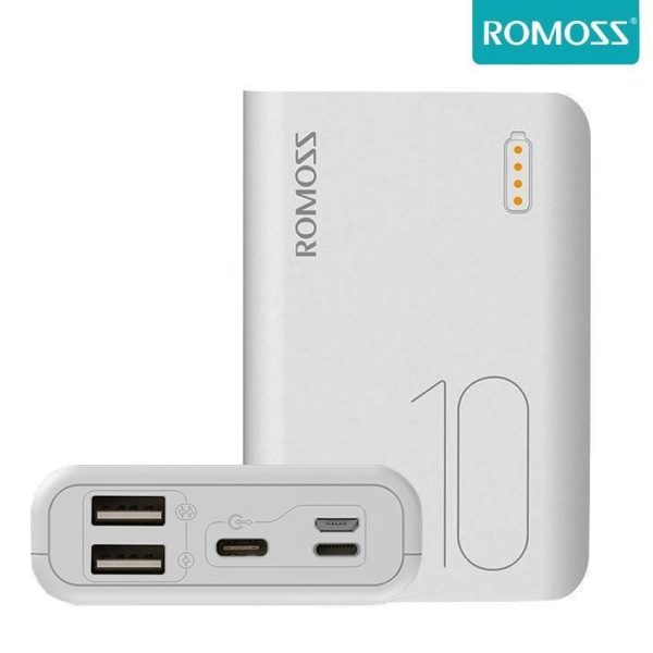 Romoss Powerbank simple 10 10000mAh Λευκό