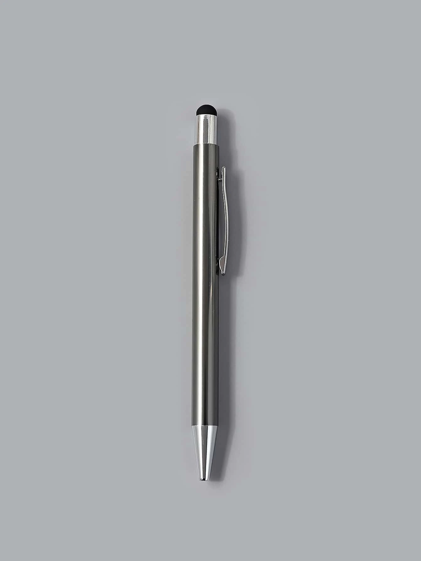 Πολυλειτουργικό μοντέρνο γκρι ασημί στυλό