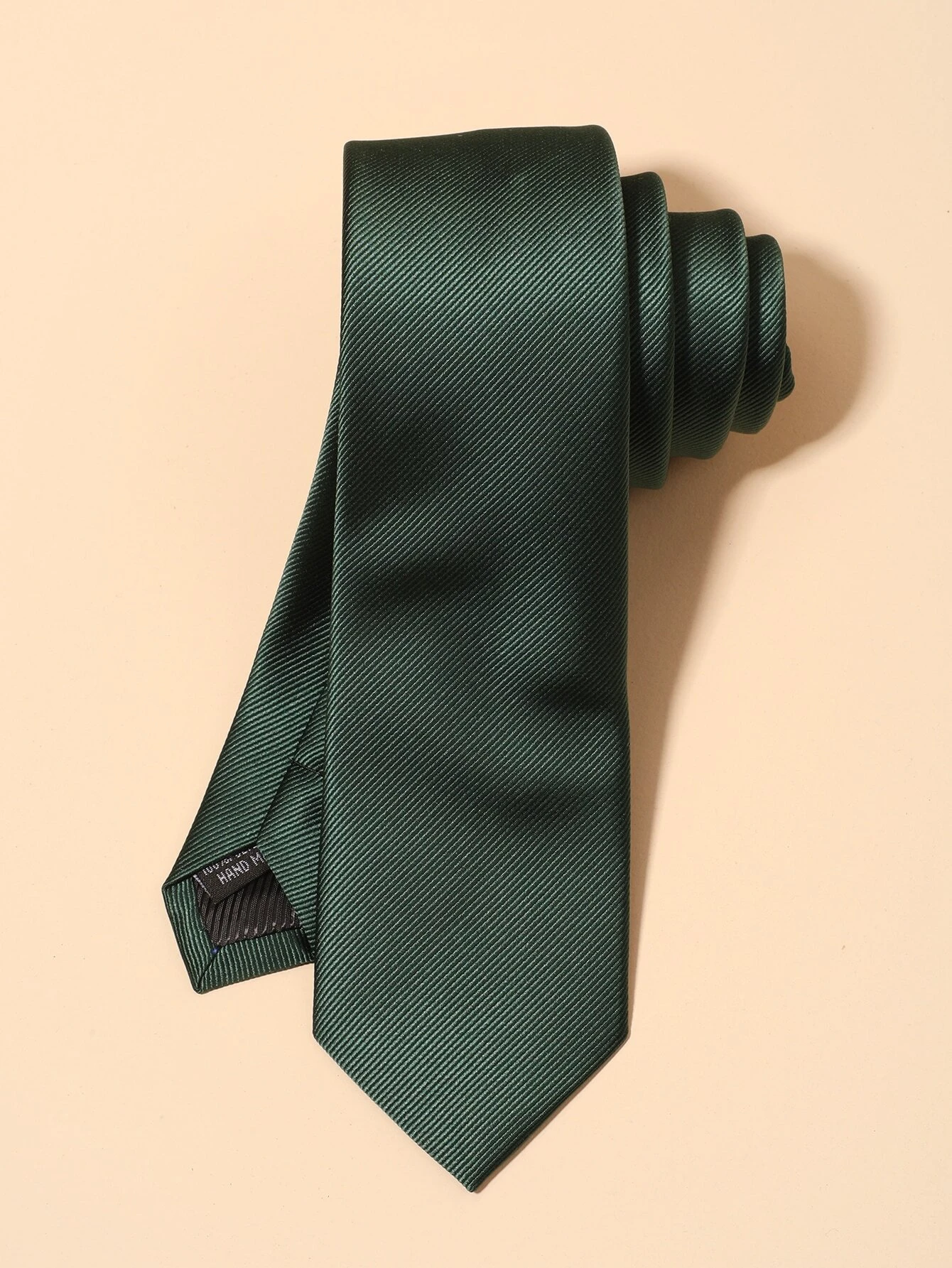 Πολυτελής ανδρική γραβάτα σκούρο πράσινο