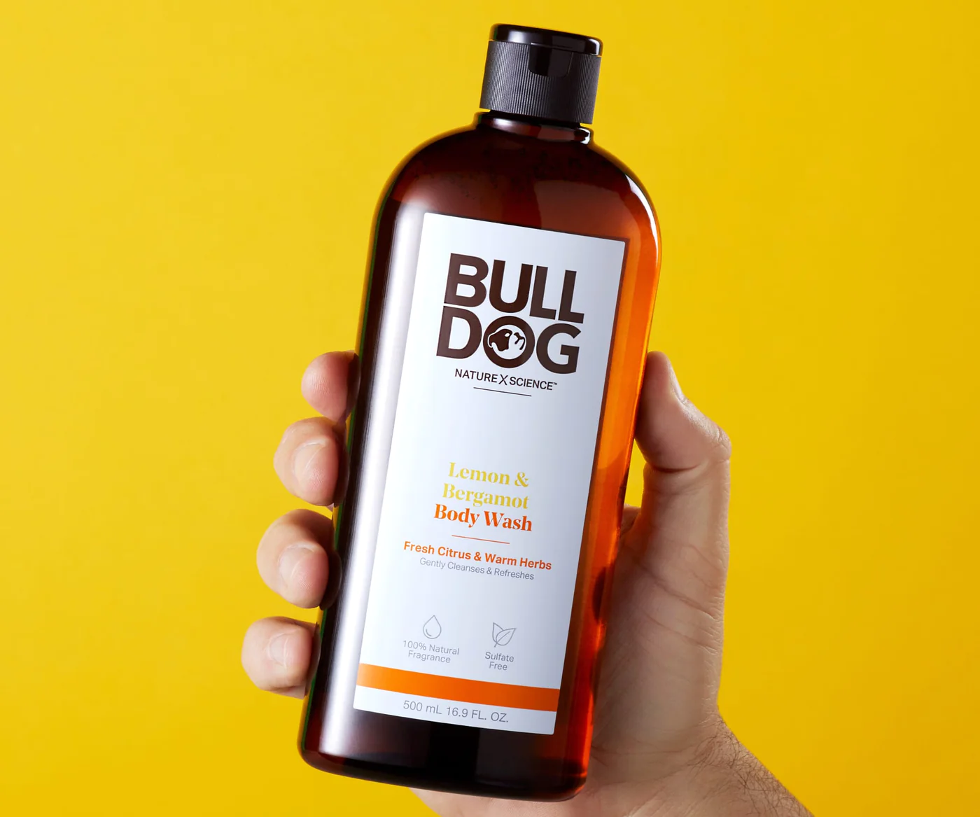 Bulldog Lemon & Bergamot Body Wash 500ml