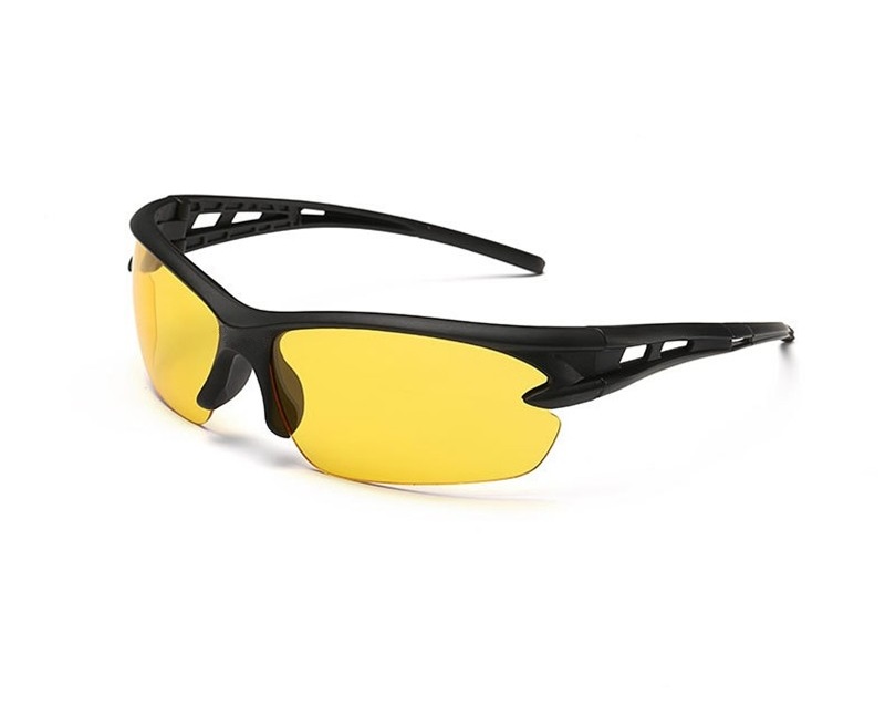 Γυαλιά ηλίου ποδηλασίας κίτρινα μαύρα