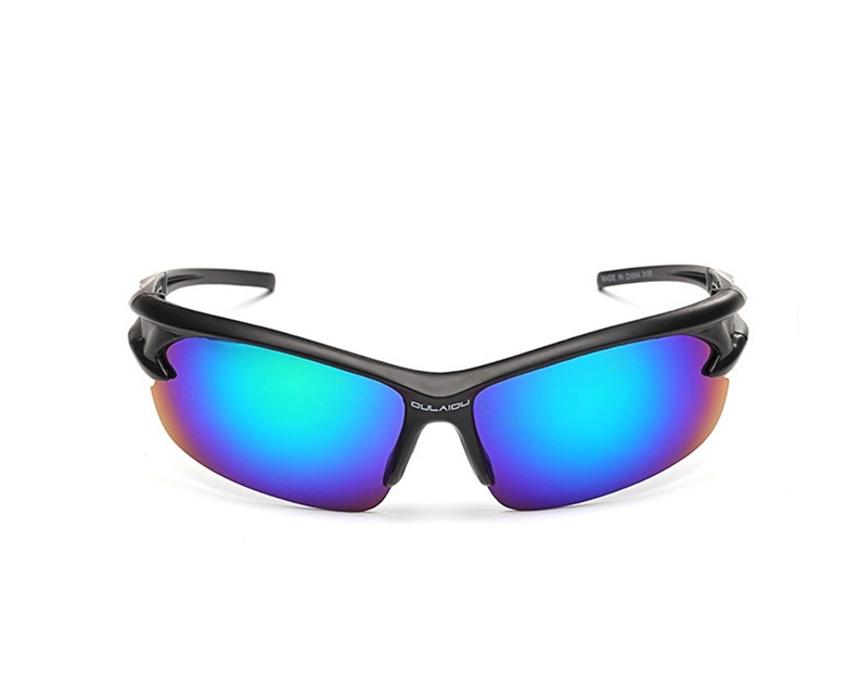 Γυαλιά ηλίου ποδηλασίας μπλε μαύρα μωβ