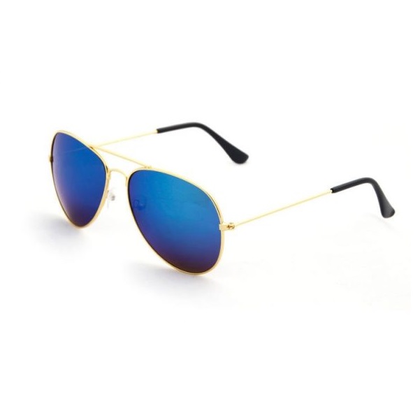 Vintage γυαλιά ηλίου αεροπορίας golden-blue