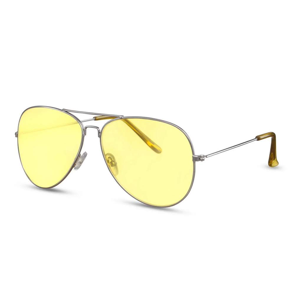 Vintage γυαλιά ηλίου αεροπορίας silver-yellow