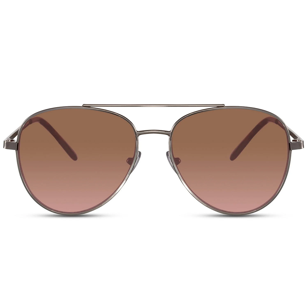 Vintage γυαλιά ηλίου αεροπορίας silver-brown