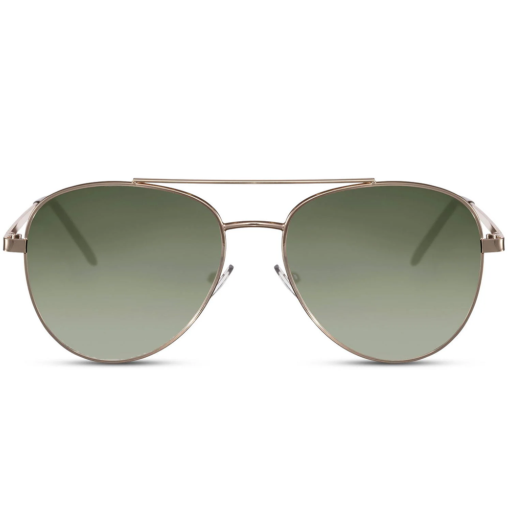Vintage γυαλιά ηλίου αεροπορίας golden-green