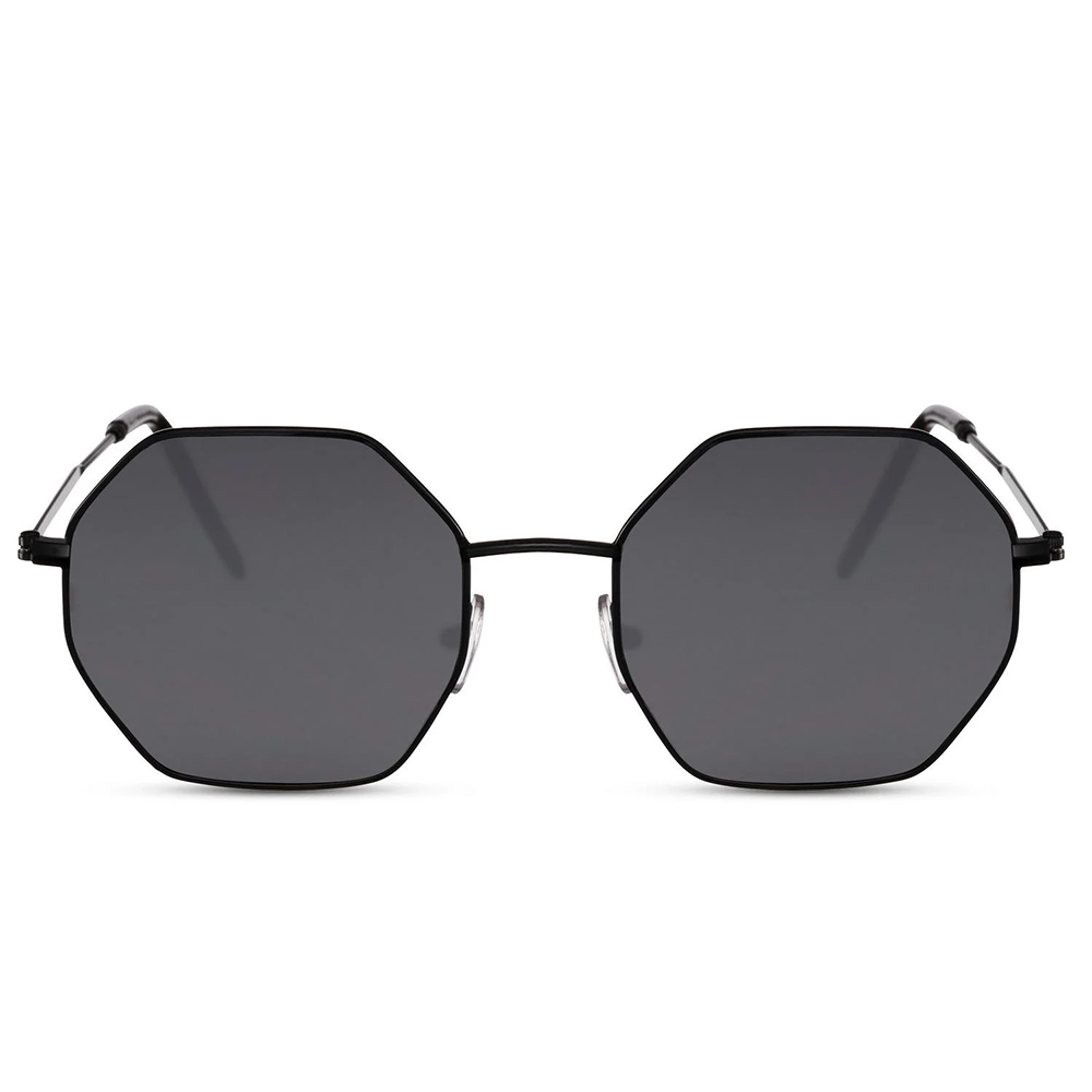 Vintage γυαλιά ηλίου οκτάγωνα black-black