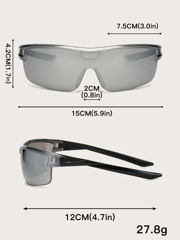 Μοντέρνα γυαλιά ηλίου grey-silver