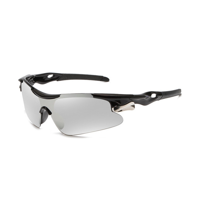 Μοντέρνα γυαλιά ηλίου ποδηλατικά black-white