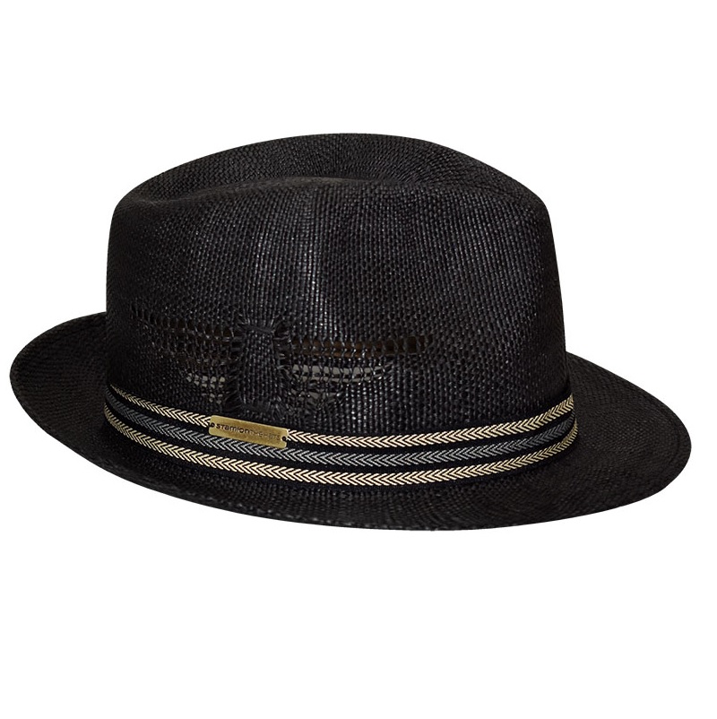 Ανδρικό Καπέλο trilby wings μαύρο