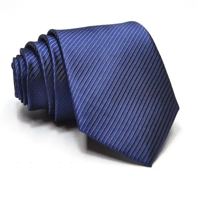 Επίσημη γραβάτα μπλε με λεπτές γραμμές