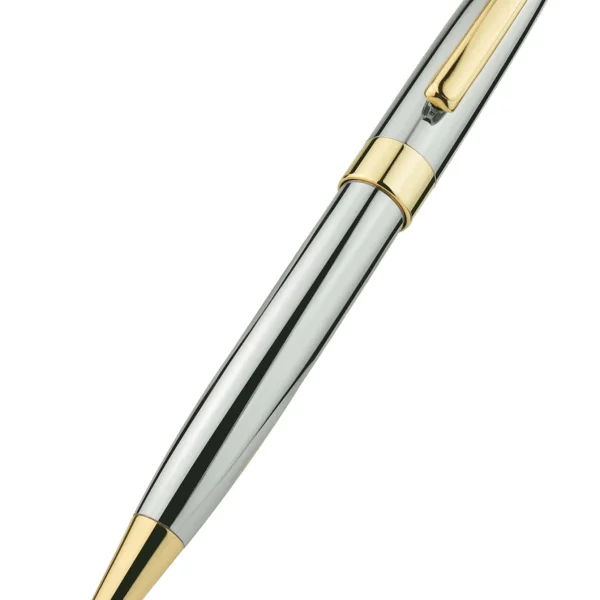 Κομψό φορητό στυλό ασημί χρυσό