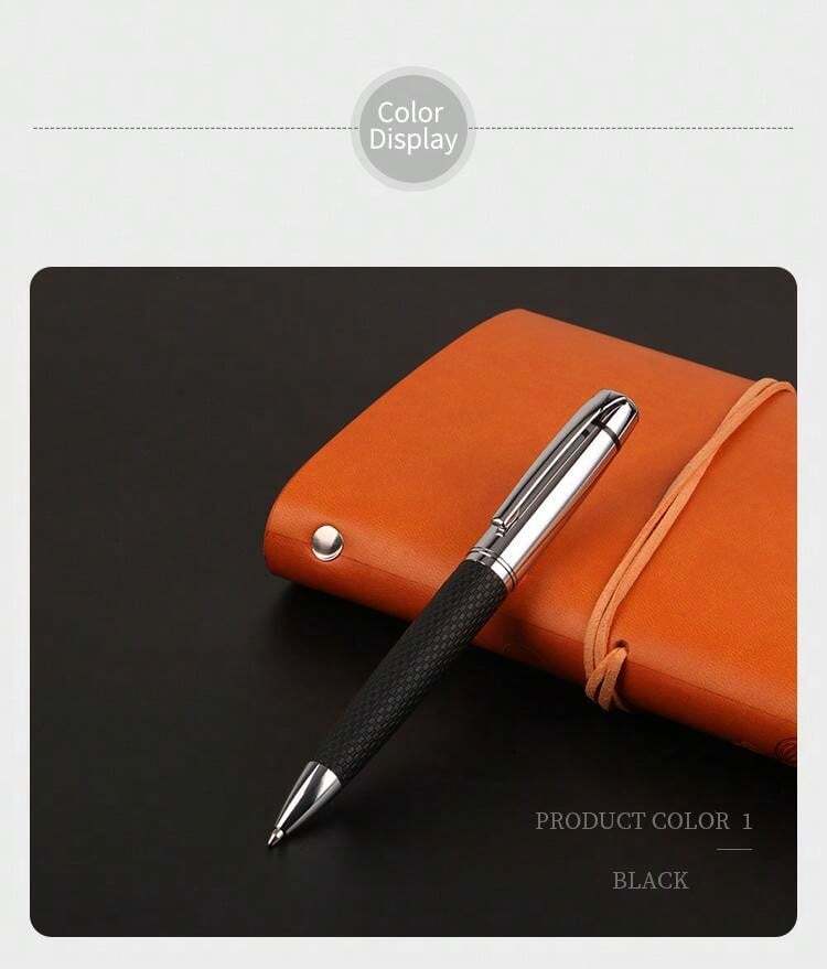 Κομψό μοντέρνο στυλό ασημί μαύρο