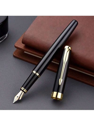 Κομψή μοντέρνα πένα μαύρο χρυσό Ι