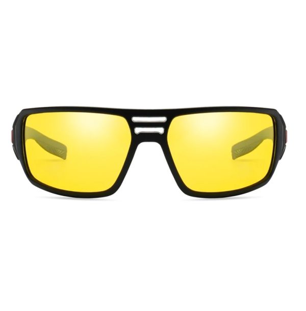 Γυαλιά ηλίου ποδηλασίας μαύρο με κίτρινο φακό