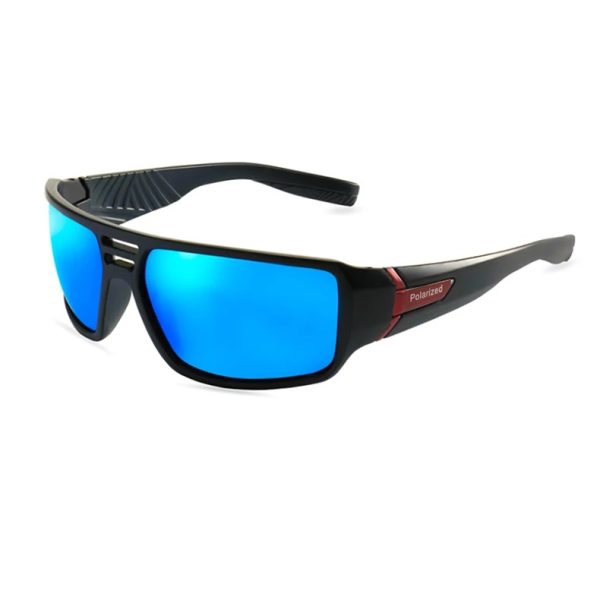 Γυαλιά ηλίου ποδηλασίας μαύρο μπλε φακό