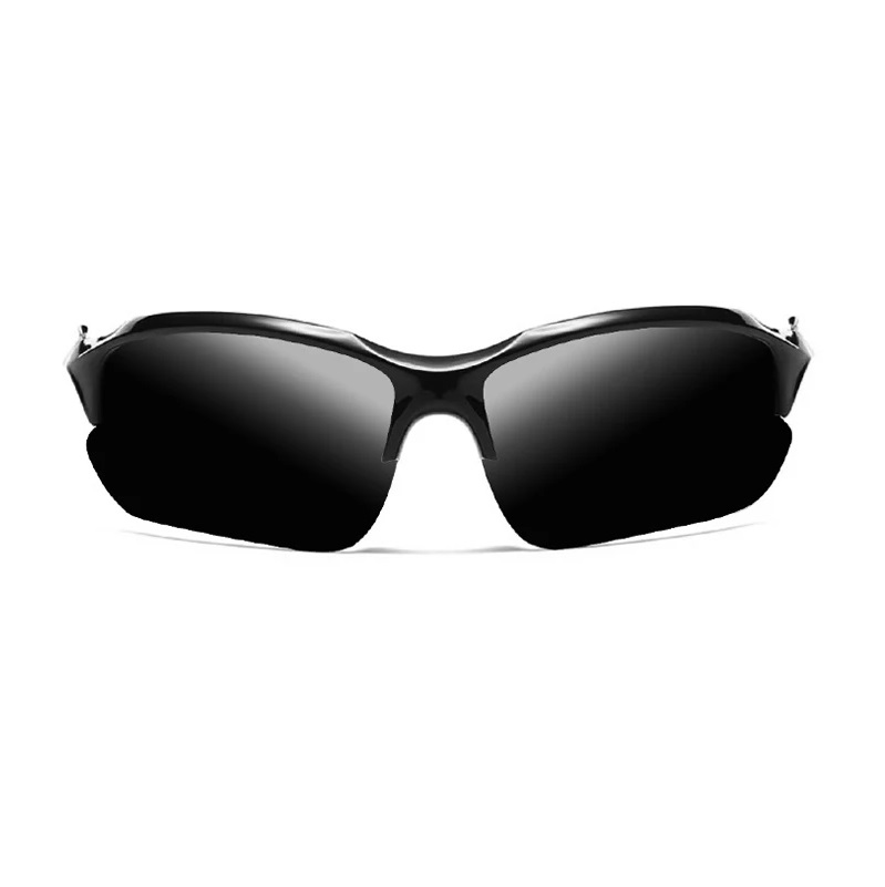 Γυαλιά ηλίου ποδηλασίας μαύρο με μαύρο φακό