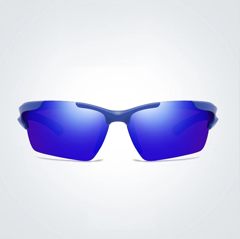 Γυαλιά ηλίου ποδηλασίας μπλε με μπλε φακό