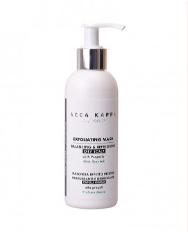 Acca Kappa exfoliating mask balancing & refreshing oily scalp with Propolis 200ml(6,7fl.oz.)