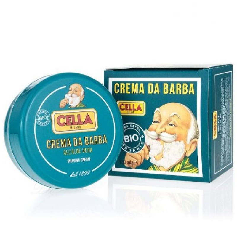 Cella Milano Aloe Organic Shaving Cream Bowl 150ml(5,2fl.oz.)