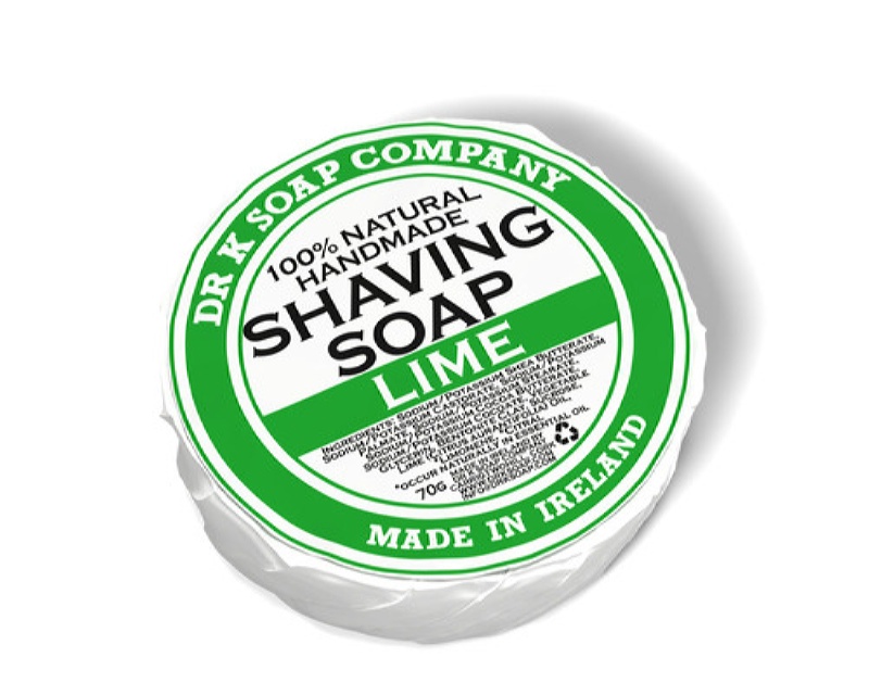 Dr K Soap Shaving Soap Lime 70g(100%natural)
