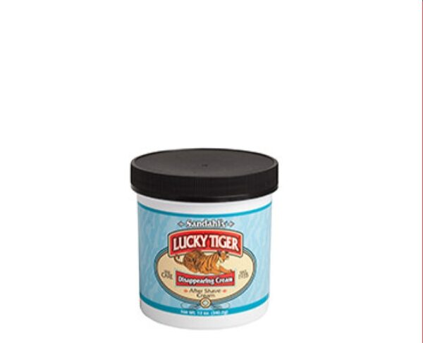 Lucky Tiger Vanishing Cream- Soothing Menthol After shave Moisturizer 340,2gr (net wt.12oz.)