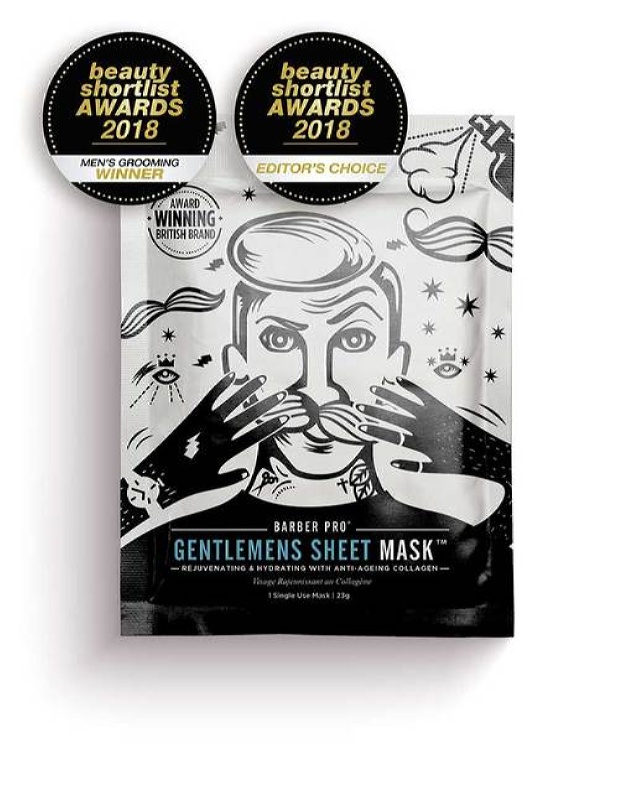 BARBER PRO Face Mask Rejuvenating & Hydrating with Anti-Ageing Collagen
