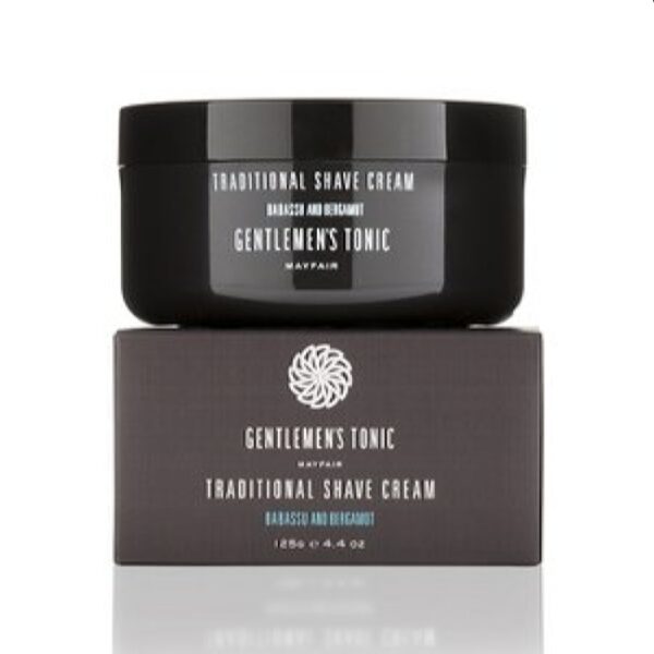 GENTLEMEN’S TONIC TRADITIONAL SHAVING CREAM 125gr