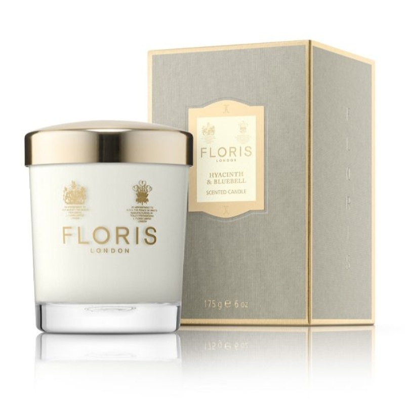 Floris London Hyacinth & Bluebell 175g Scented Candle