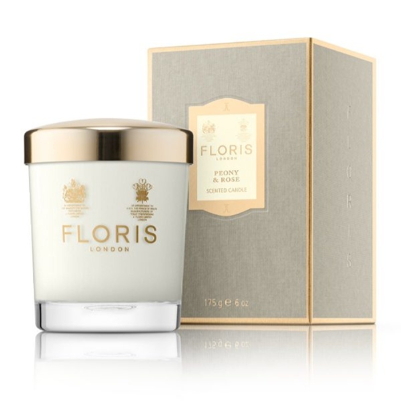 Floris London Peony & Rose 175g Scented Candle