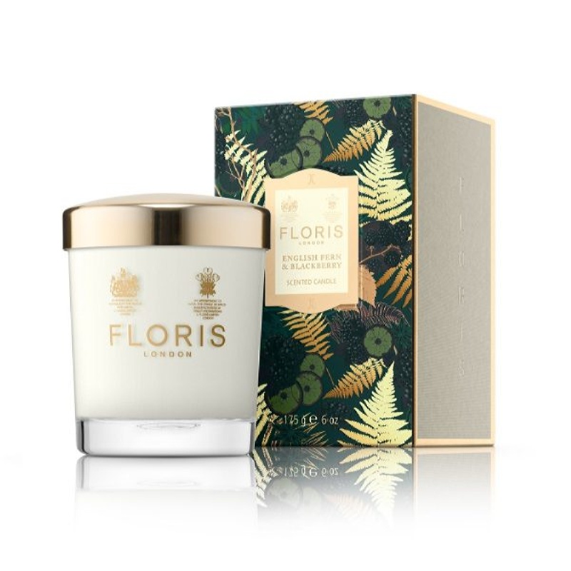 Floris London English Fern & Blackberry 175g Scented Candle