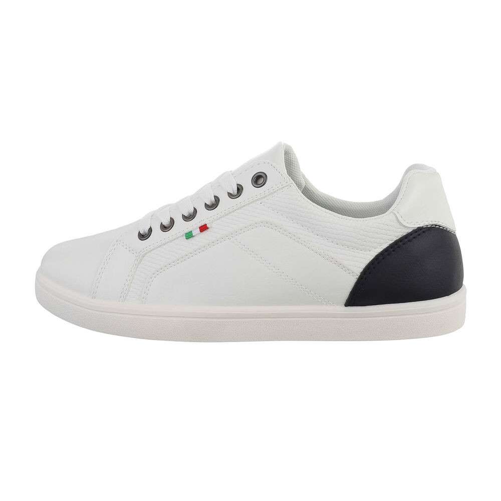 Ανδρικά Sneakers λευκό μαύρο χρώμα