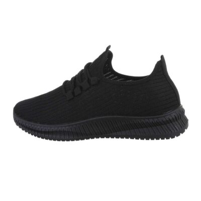 Ανδρικά Sneakers Total-Black χρώμα τυπου Flat
